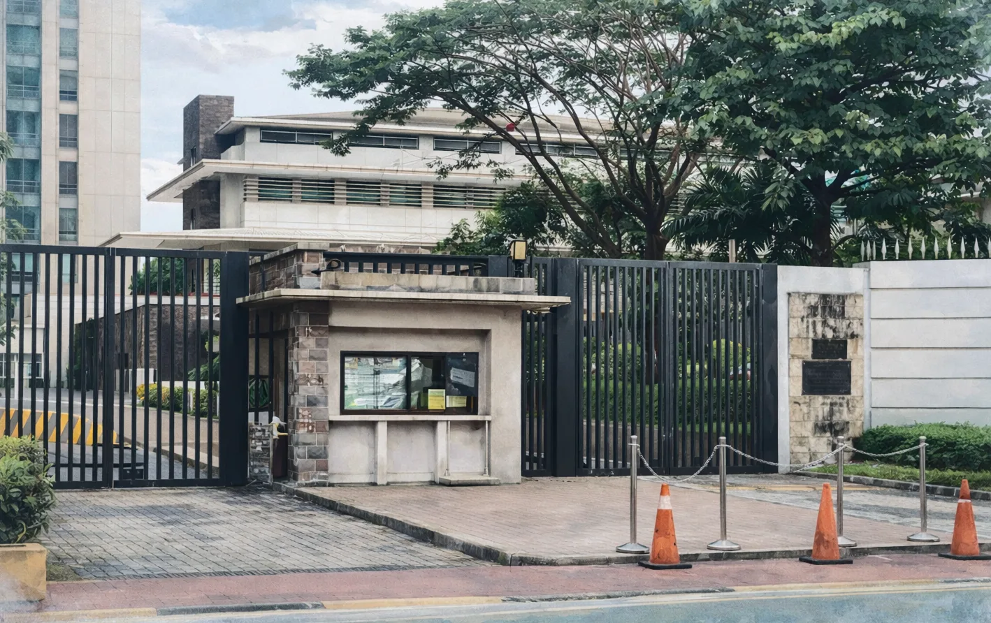Visit to the Japanese Embassy in Manila